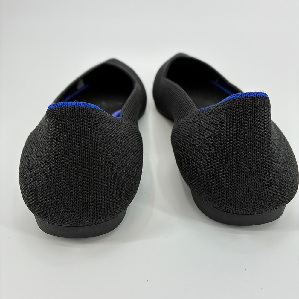 Rothy’s Women’s Black Knit ‘The Point’ Flats Slip On Dress Shoes Comfort Size 9 - Picture 7 of 10